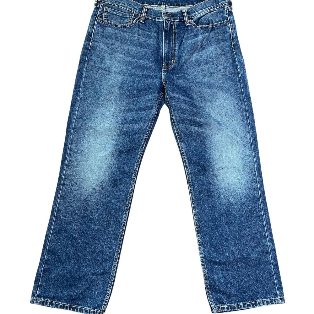 Levi's 514 Straight Leg Jeans W38x30 Medium Wash Blue Denim Mens‎